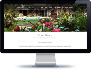 Amani Guest lodge Website Design Port Elizabeth