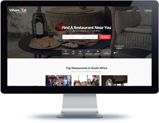 Where2eat Website Design South Africa