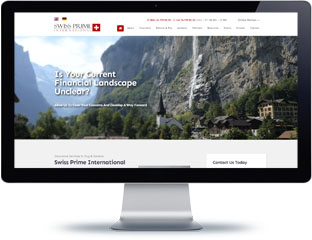 Swiss Prime International Website Design Switzerland