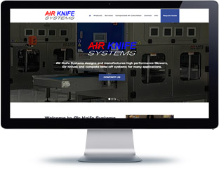 Air Knife Systems web design south africa